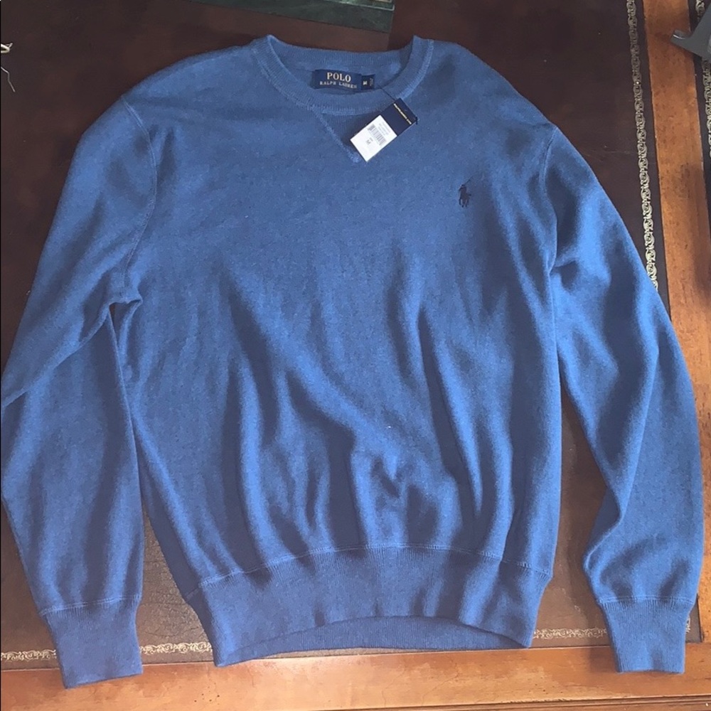 Ralph Lauren Shale Blue Crewneck M